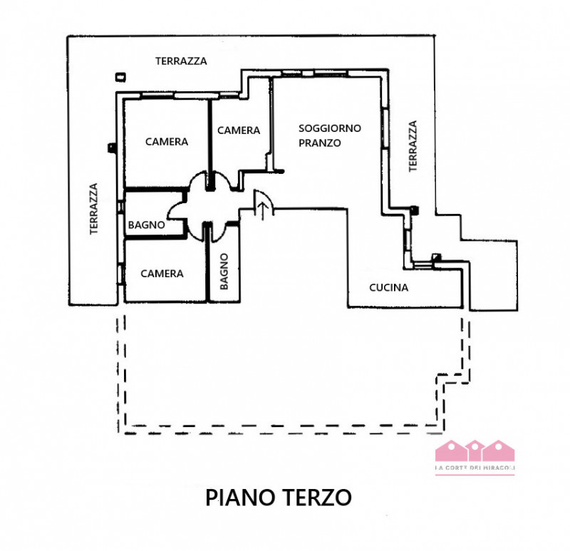 SANTA BERTILLA: SPLENDIDO TRICAMERE RISTRUTTURATO, SPAZI GENEROSI, FINITURE ELEGANTI E CURATE, CO...