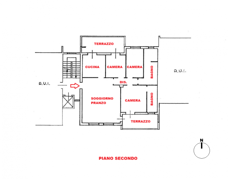 TRICAMERE CON GRANDI TERRAZZE ABITABILI E GARAGE - POSIZIONE DEFILATA DAL TRAFFICO - RIF. 8385
Ne...