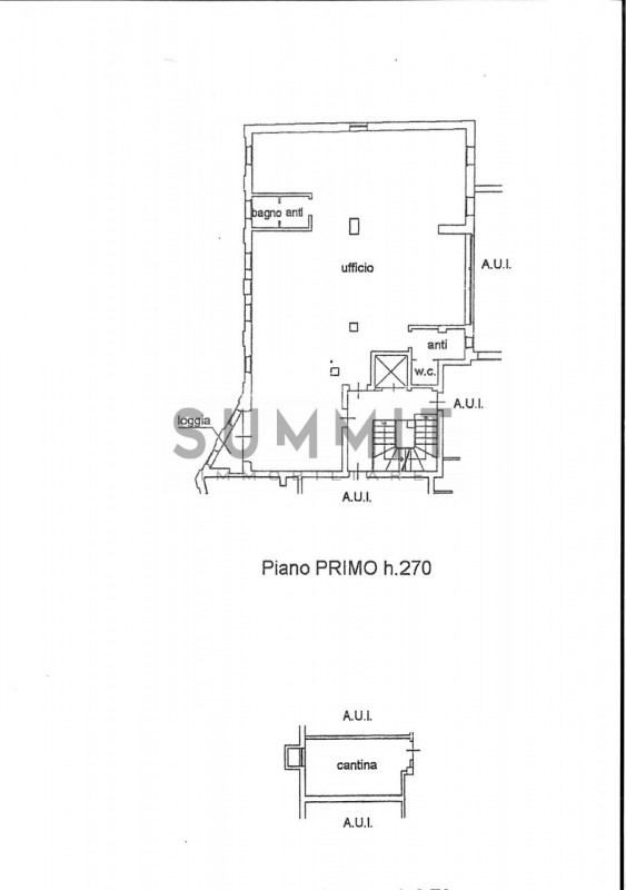 THIENE - CENTRO:  Ampio e raffinato UFFICIO semiarredato di circa 180 mq. al primo piano di un im...