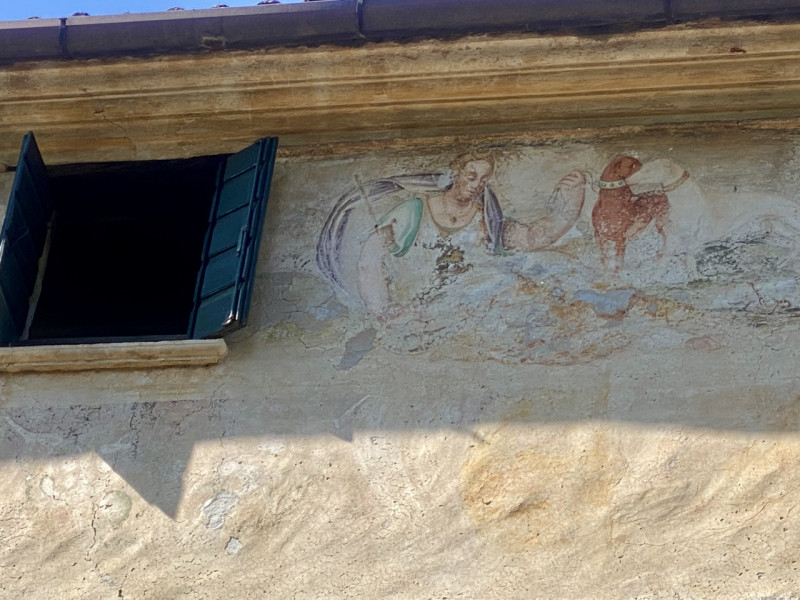 La bellissima ed elegante residenza signorile di campagna apparteneva a una nobile famiglia di Tr...