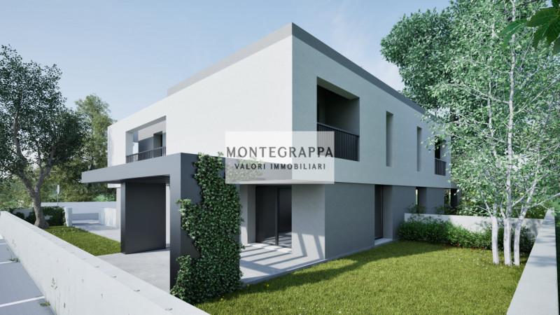 In contesto residenziale tranquillo e moderno, proponiamo in vendita elegante porzione di bifamil...