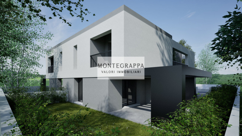 In contesto residenziale tranquillo e moderno, proponiamo in vendita elegante porzione di bifamil...