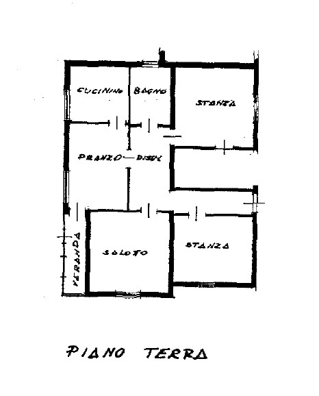 Proponiamo in vendita a Este, porzione di bifamiliare orizzontale da ristrutturare, in una posizi...