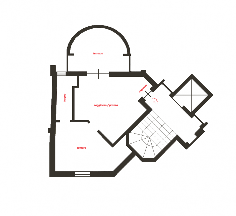 MINI APPARTAMENTO CON TERRAZZA ABITABILE E GARAGE A VICENZA. EURO 113.000 NON TRATTABILI. CODICE ...