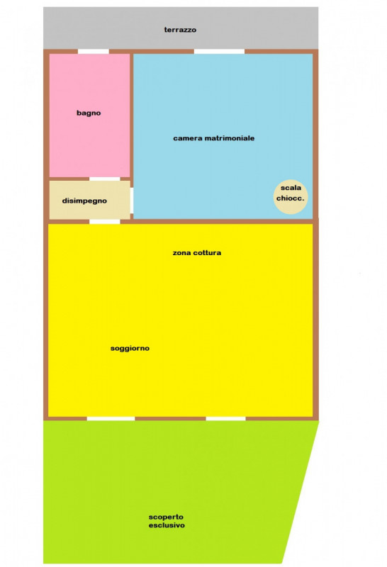 A Carità di Villorba (TV), proponiamo in affitto mini appartamento al piano terra, composto da: s...