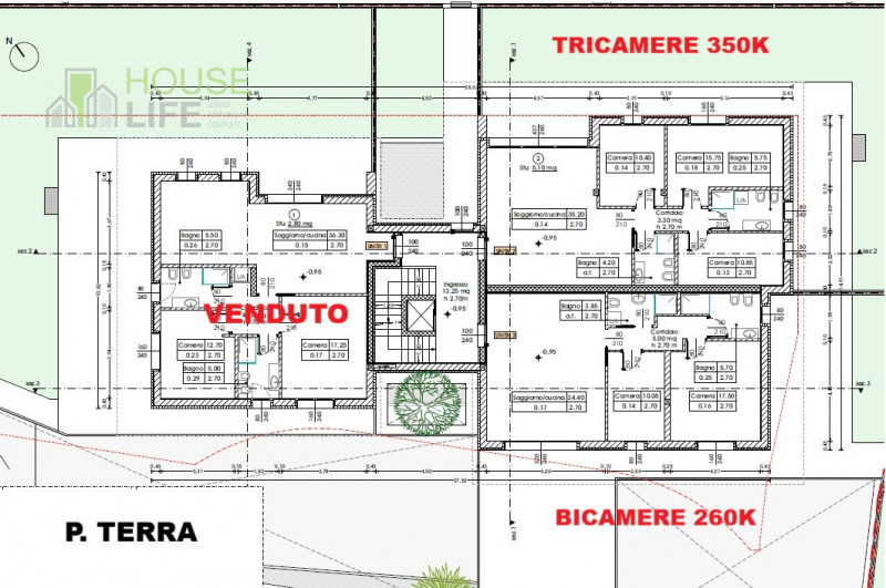 THIENE – In nuova e tranquilla lottizzazione APPARTAMENTI BICAMERE AL PIANO TERRA con giardini pr...