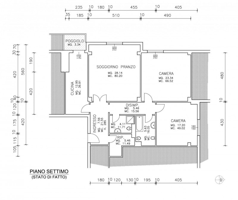 AMPIO 2 CAMERE ZONA PALESTRO €.215.000 - rif.LM013

Proponiamo un ampio e luminoso appartamento d...