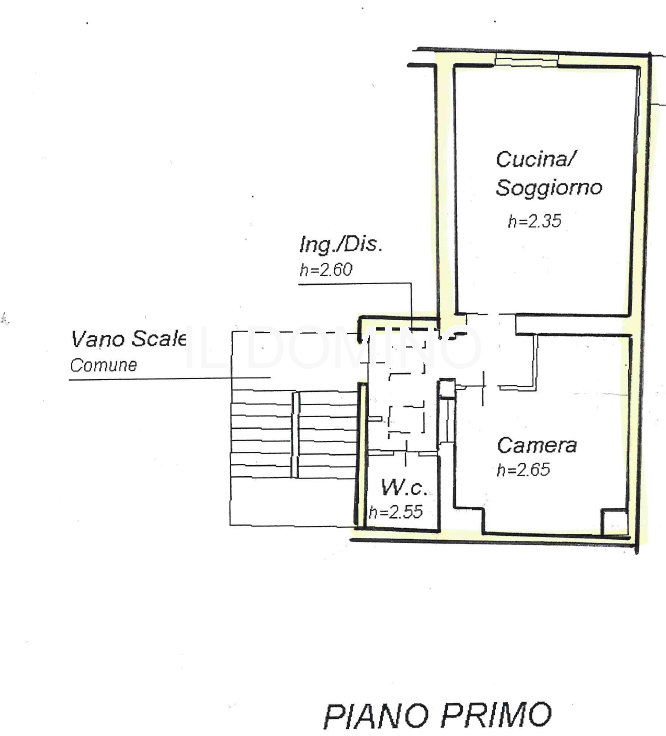 Appartamento bilocale completamente ristrutturato nuovo, posto al piano 1° di una palazzina signo...