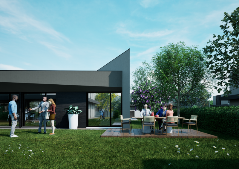 Bifamiliare Nuova Costruzione 3-4-5 camere 

“ HABITAT”
a pochi Km dal centro di Padova a Noventa...