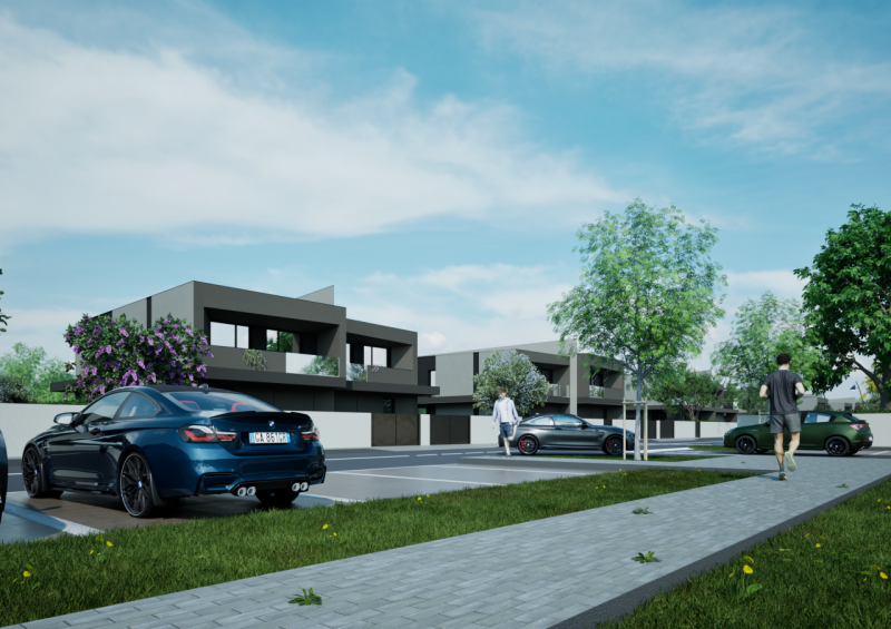 Bifamiliare Nuova Costruzione 3-4-5 camere 

“ HABITAT”
a pochi Km dal centro di Padova a Noventa...