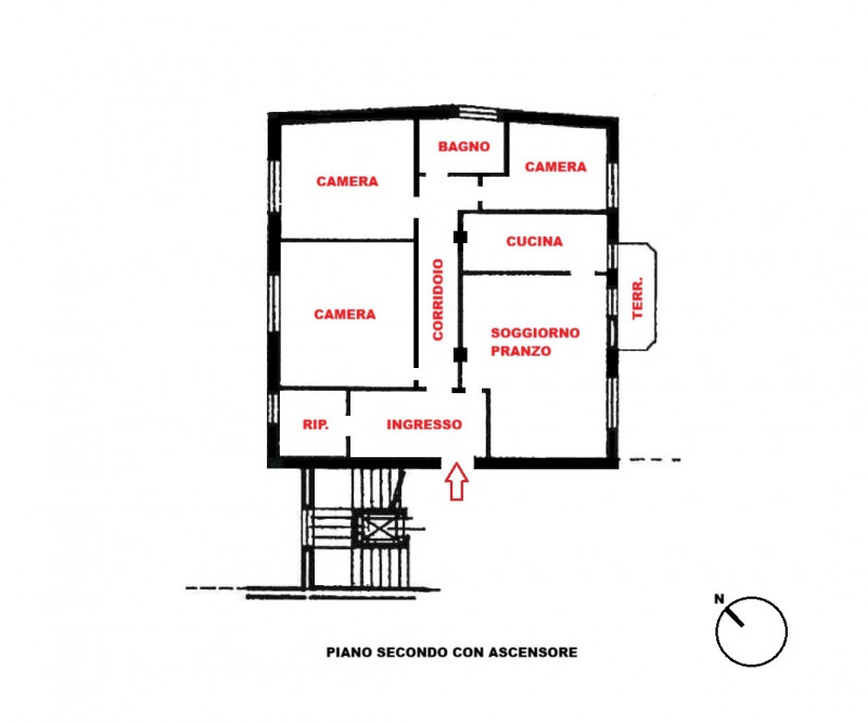 VICENZA OVEST - QUARTIERE SANTA BERTILLA: AMPIO E LUMINOSO TRICAMERE CON GRANDE GARAGE - Rif. 838...