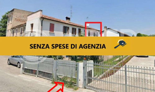 Appartamento su due piani in via Rena, proposto all'asta: soluzione da ristrutturare con cortile ...