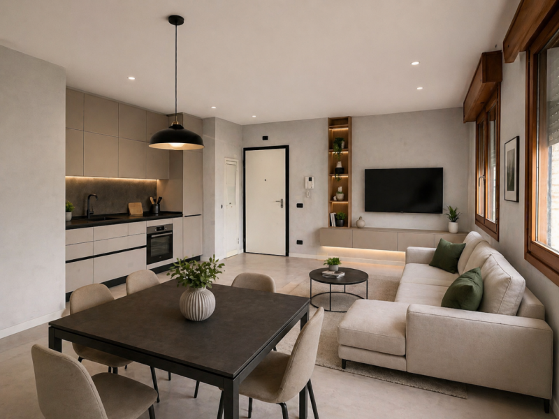Nel cuore di Borgoricco, proponiamo in vendita un elegante appartamento trilocale completamente r...
