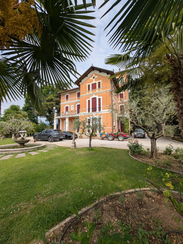 I meravigliosi colli a ovest di Asolo, la vallata che si estende fino ai Colli Euganei, la Rocca ...