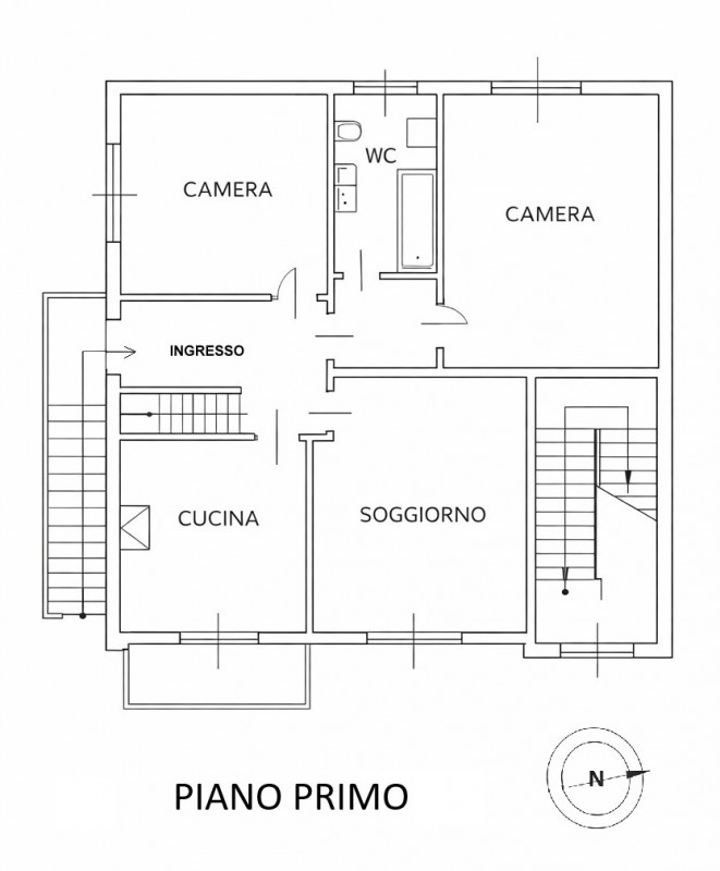 PORZIONE DI BIFAMILIARE CON GIARDINO – ARCELLA/S.BELLINO

In posizione tranquilla e ben servita, ...