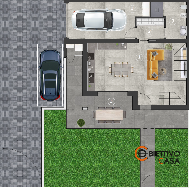 MASSANZAGO, RIF. FL1: in Via Goldoni, a due passi dal verde del Parco di Villa Baglioni, nasce un...