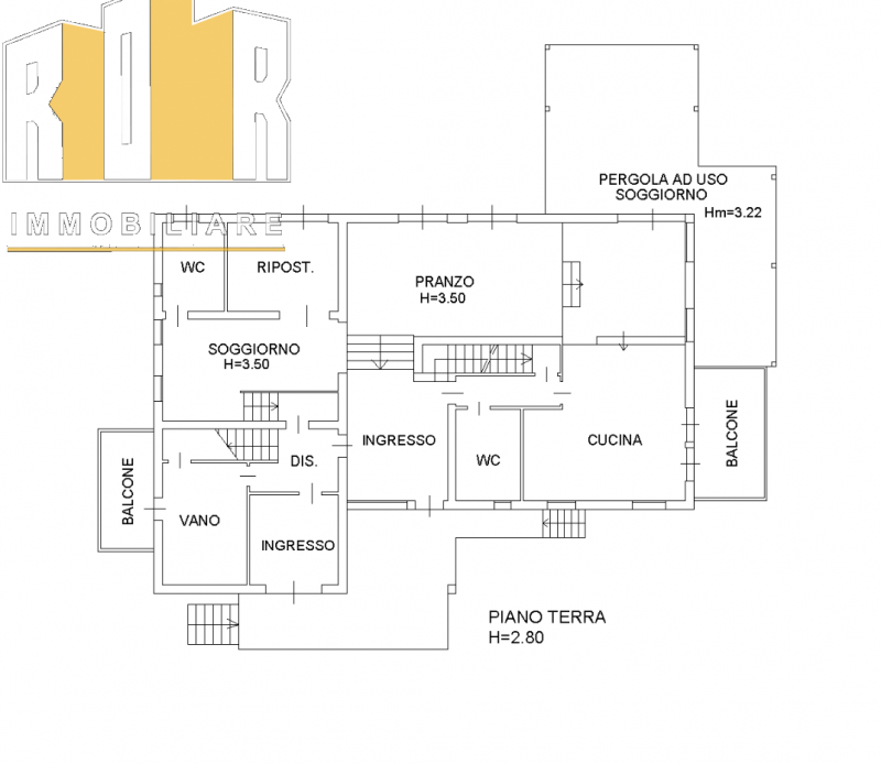 Asta telematica 30.07.2026 ore 14:30

Villa degli anni settanta, con sedime irregolare, sviluppat...