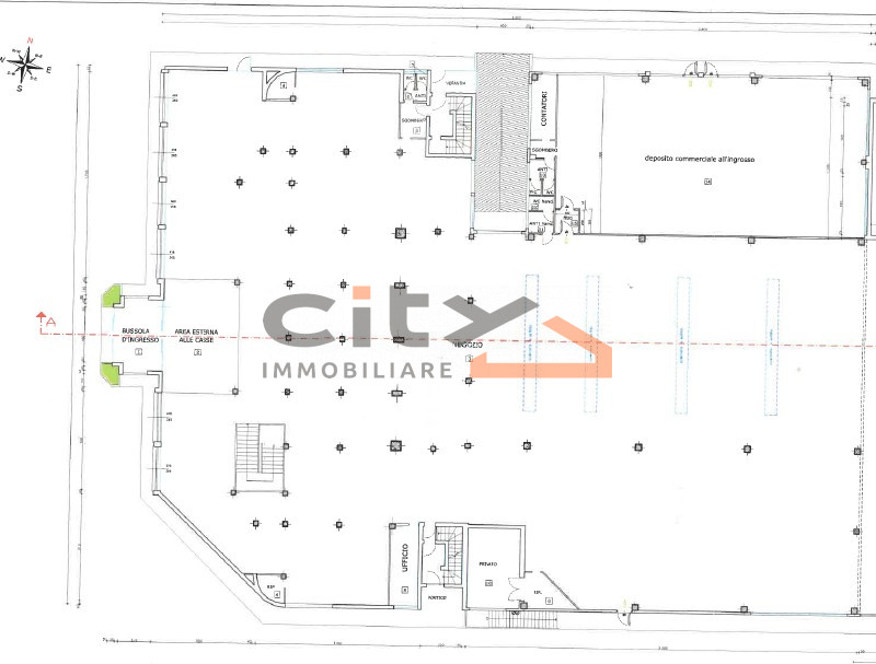 A soli € 500/mq circa, proponiamo in vendita importante immobile a destinazione COMMERCIALE / SHO...