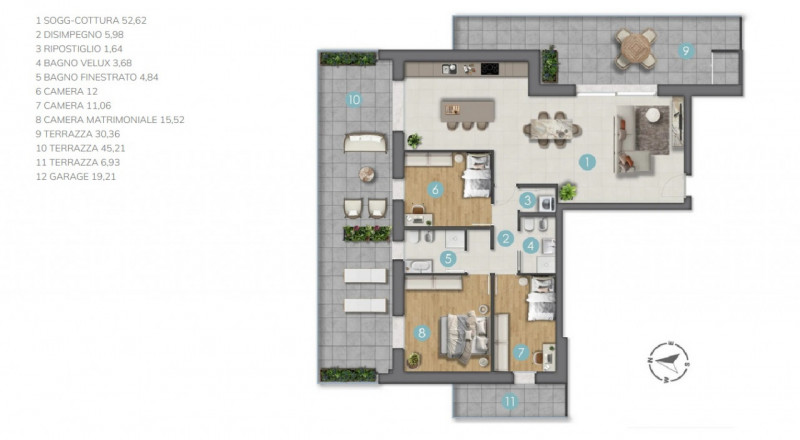 Nuovo complesso residenziale in centro quartiere a due passi da tutti i servizi e allo stesso tem...