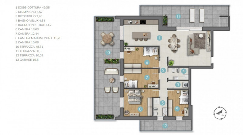 Nuovo complesso residenziale in centro quartiere a due passi da tutti i servizi e allo stesso tem...