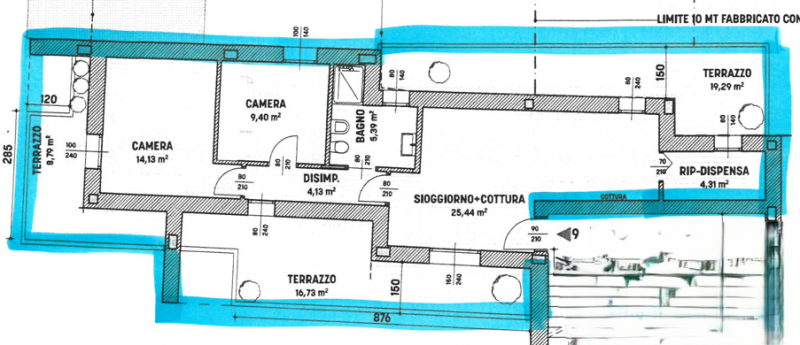 Proponiamo in locazione nuovo ed esclusivo ATTICO con terrazzo living, in Classe Energetica A4, c...