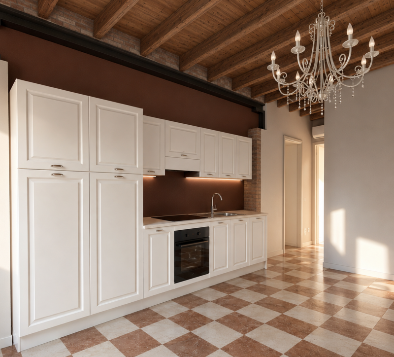 Affittasi mini appartamento arredato di cucina e camera matrimoniale, composto da soggiorno con c...
