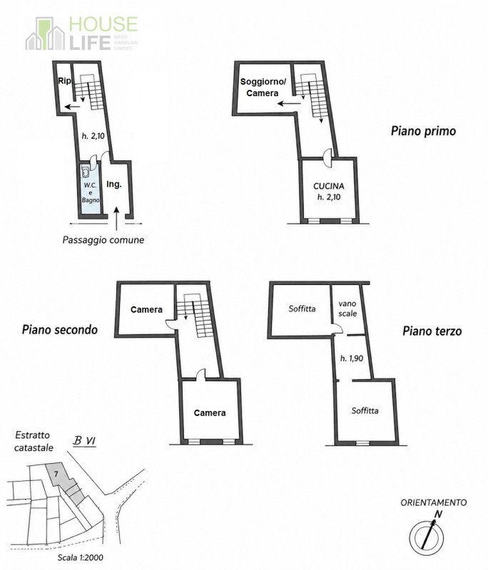 SANTORSO: CASA a schiera porzione centrale di circa 110 mq. L'immobile è inserito all'interno di ...