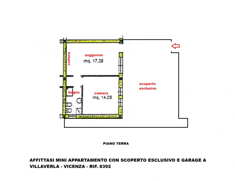 PROPONIAMO MINI APPARTAMENTO CON SPAZIO SCOPERTO ESCLUSIVO E GARAGE DOPPIO IN LOCAZIONE!
In centr...
