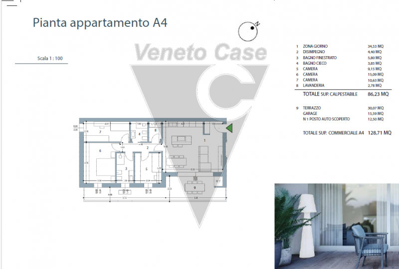 Se stai cercando un appartamento al primo piano che combini eleganza, spazio e una posizione stra...