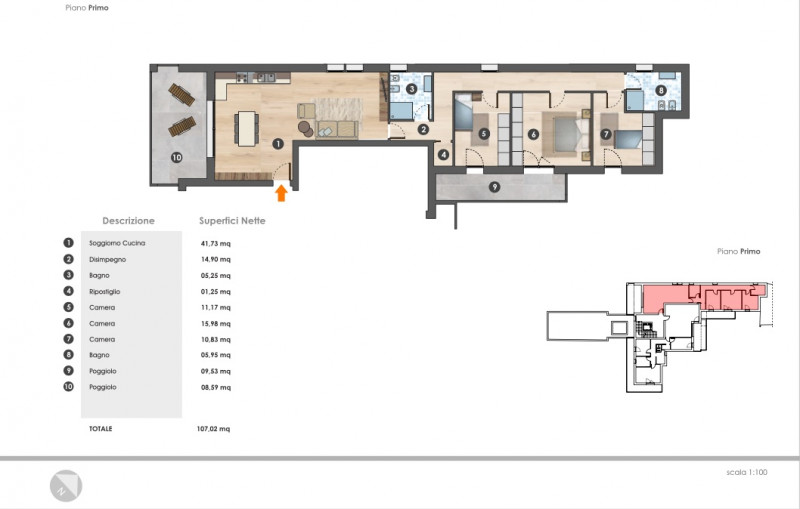 PADOVA - QUARTIERE VOLTABAROZZO.

Di prossima realizzazione proponiamo splendido appartamento sit...