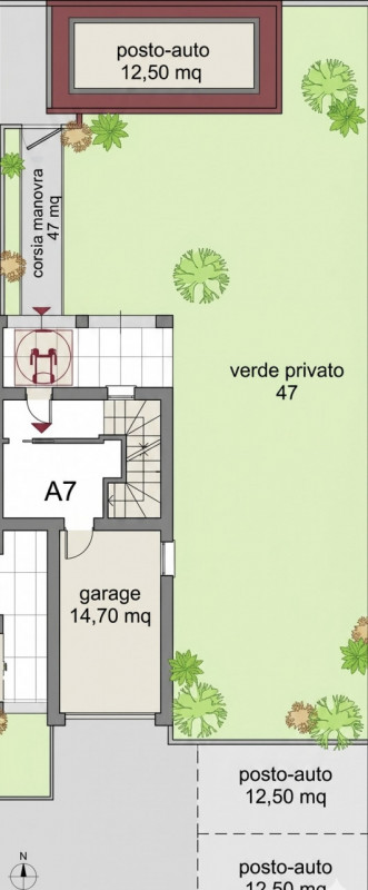 Scopri questa unica opportunità di acquistare l'ultima porzione di testa di una casa a schiera ne...