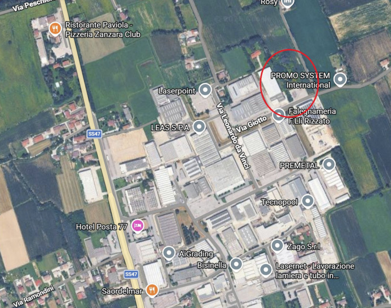 San Giorgio in Bosco: nella zona industriale artigianale di Paviola, quindi comodo alla strada st...