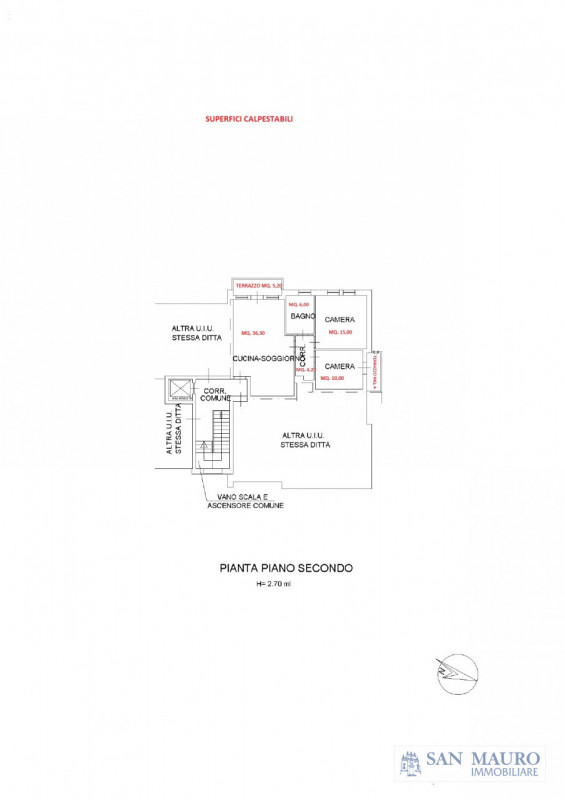 THIENE - Zona prossima al Centro: appartamento bicamere con due terrazzi, posto al secondo ed ult...