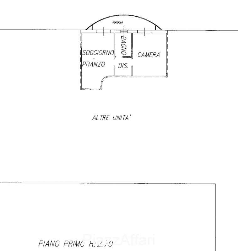 In recente contesto (Via Tiepolo, dietro Comune), mini appartamento di 55 mq con garage e cantina...