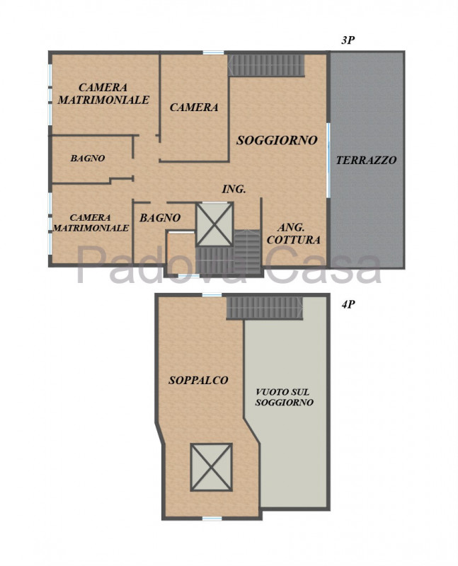 Signorile recente appartamento, particolare nel suo genere, con terrazzo affacciato a sud come un...