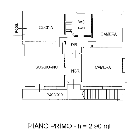 GUIZZA: Casa singola disposta su piano terra e primo con giardino privato; si compone di doppio i...