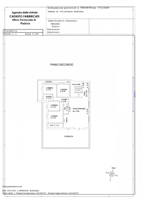 In posizione centrale e strategica a Villafranca Padovana, all’interno di un contesto residenzial...