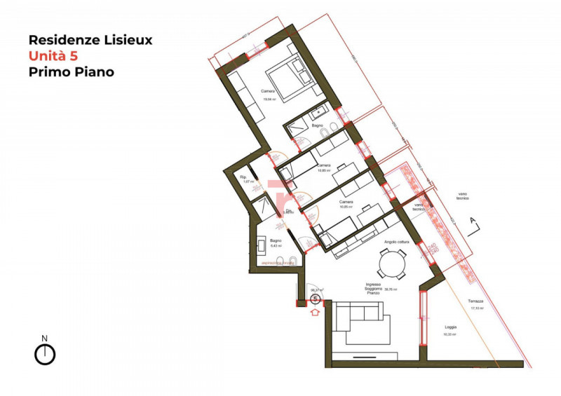 Residenza Lisieux propone a San Giacomo di Albignasego un elegante quadrilocale di nuova costruzi...
