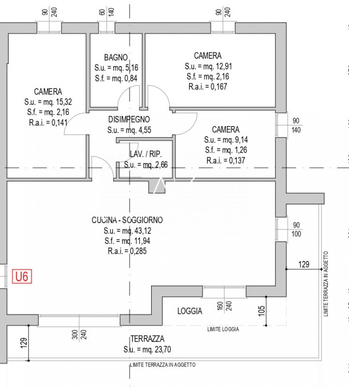 Proponiamo in vendita un esclusivo appartamento quadrilocale di nuova costruzione situato nella t...