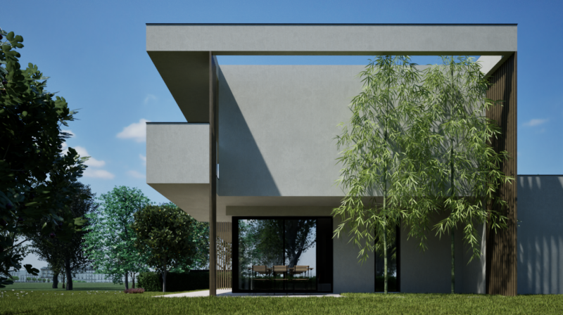 Moderna villa singola inserita all'interno di un nuovo quartiere residenziale in pieno centro pae...