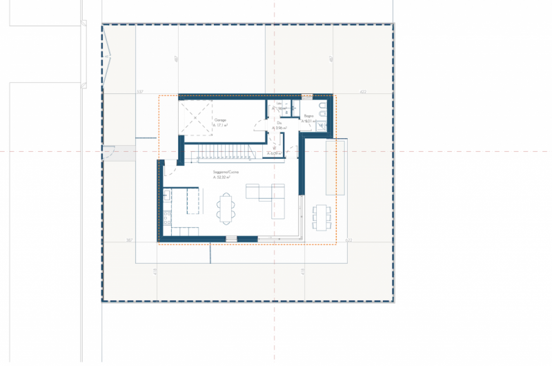 Moderna villa singola inserita all'interno di un nuovo quartiere residenziale in pieno centro pae...