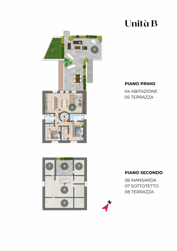 Viale Trieste - Porzione di bifamiliare indipendente con terrazzo e garage Viale Trieste - Porzio...