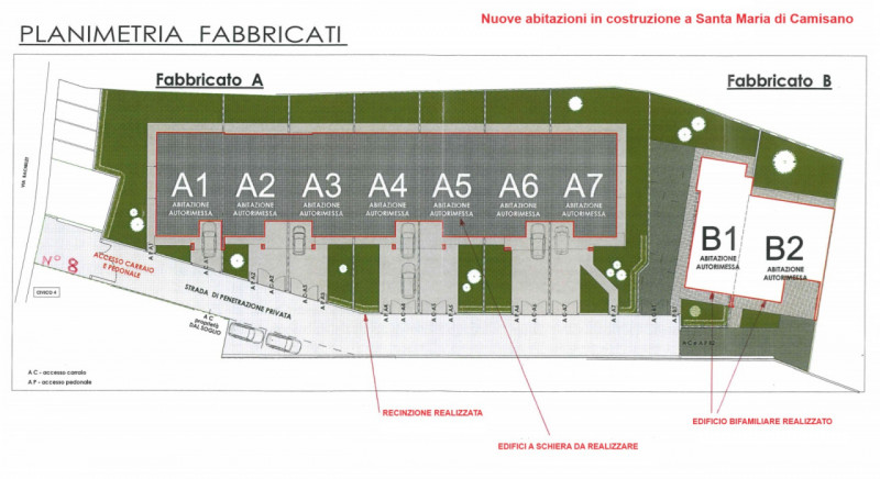 SCHIERA DI TESTA DI NUOVA COSTRUZIONE A SANTA MARIA DI CAMISANO VICENTINO - Rif. 8398
In quartier...