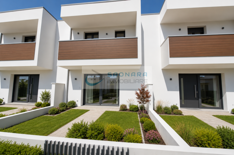 Legnaro - In contesto residenziale tranquillo e moderno, proponiamo porzione centrale di nuova co...