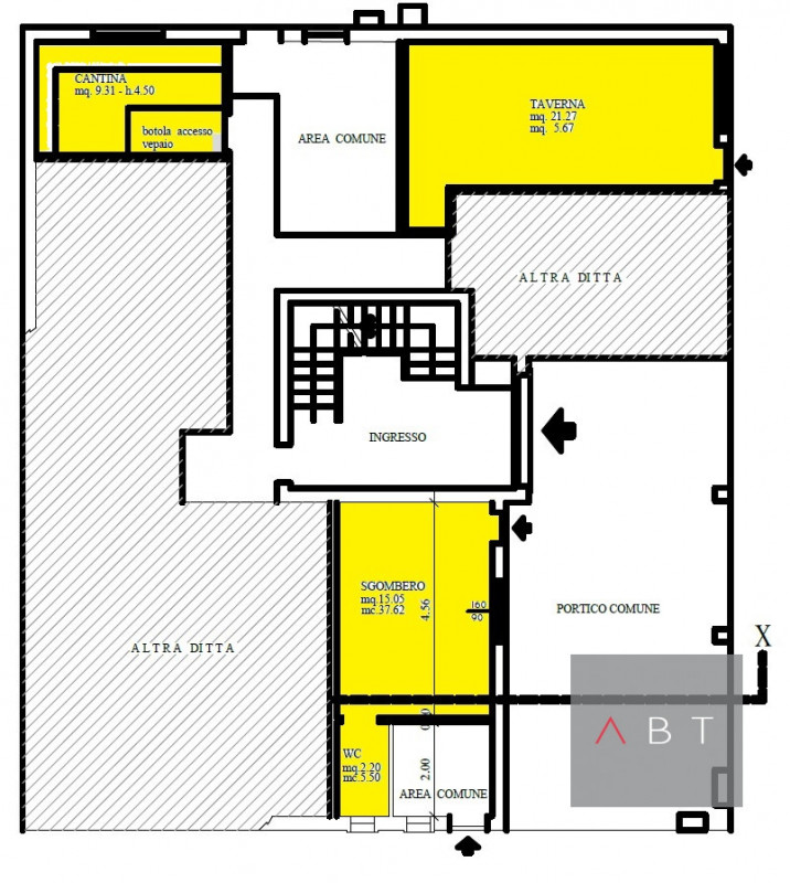 Situato nella frazione di Arsego, appartamento al piano secondo in contesto di 4 unità e composto...
