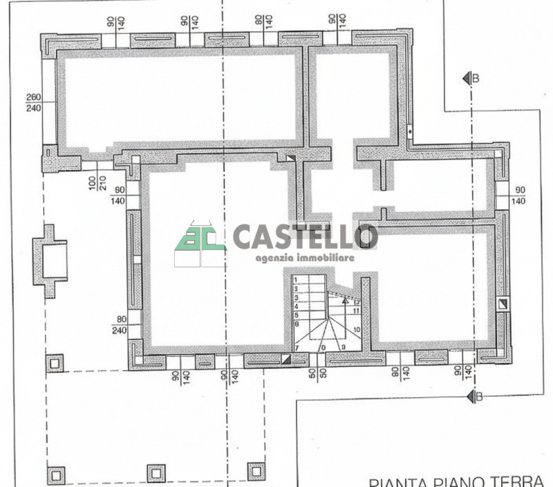 Villanova di Camposampiero Murelle villa singola al grezzo dagli ampi spazi, con giardino di 750m...