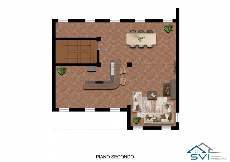 A pochi passi dal centro di Marsango, proponiamo in vendita una splendida porzione di casa bifami...