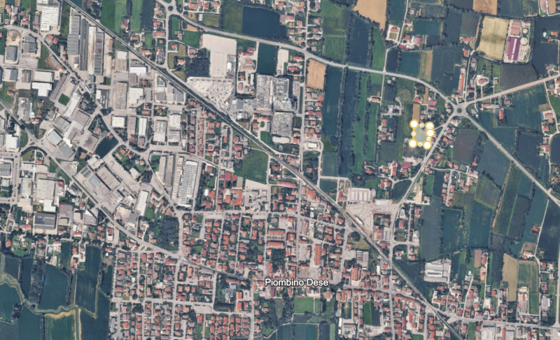 (PER INFO VITTORIO 3517343301) Proponiamo a Piombino Dese terreno edificabile di circa 4.000 mq s...