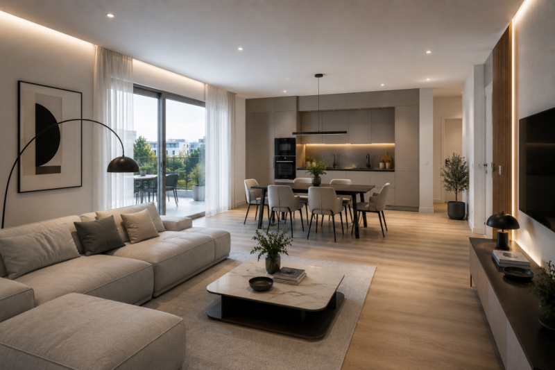 Proponiamo in vendita uno splendido appartamento quadrilocale di 118 mq nel cuore di Villafranca ...