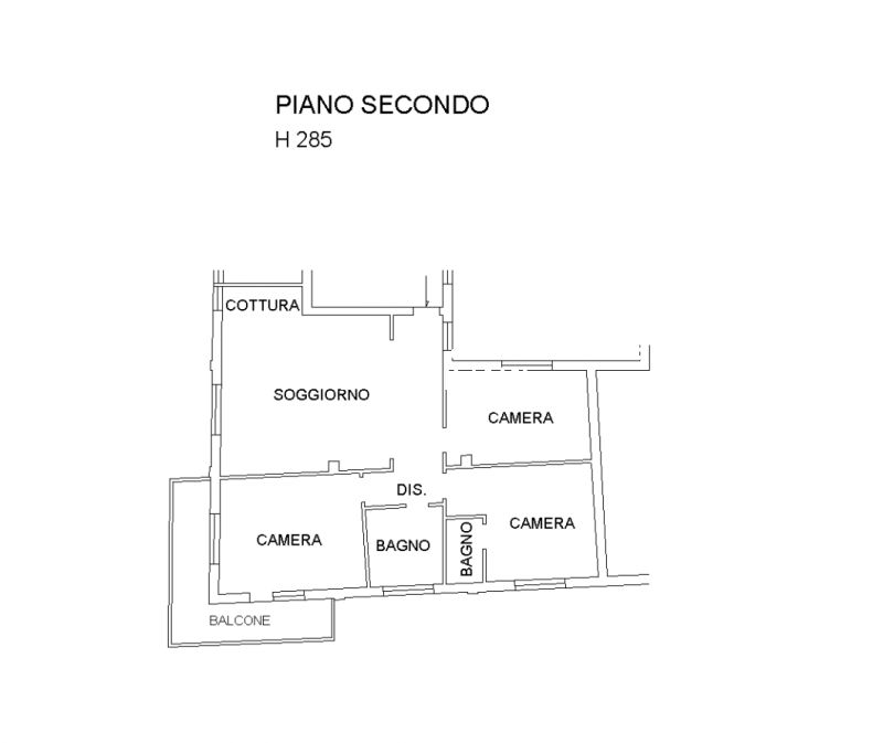 L'appartamento è inserito in un condominio di sole 6 unità e si trova al secondo piano senza asce...